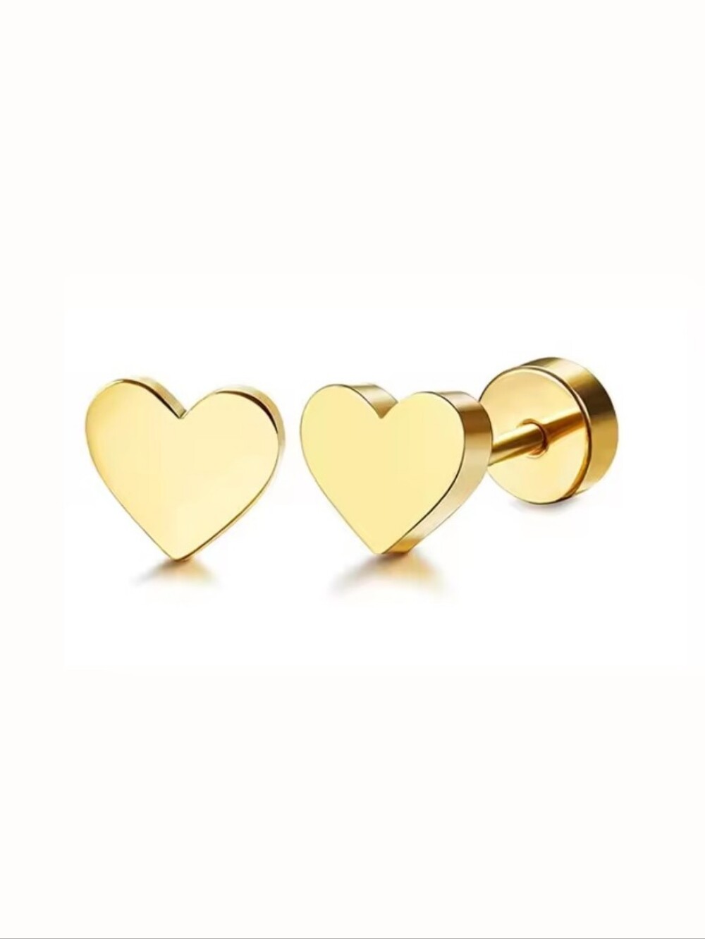 Flat back studs earrings 💛